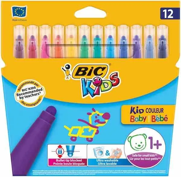 Bic Couleur Baby Keçeli Boya Kalemi 12 Renk 902080