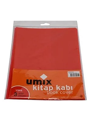 Umix A4 Hazır Kitap Kabı Sarı Bantlı 3 Lü 1915