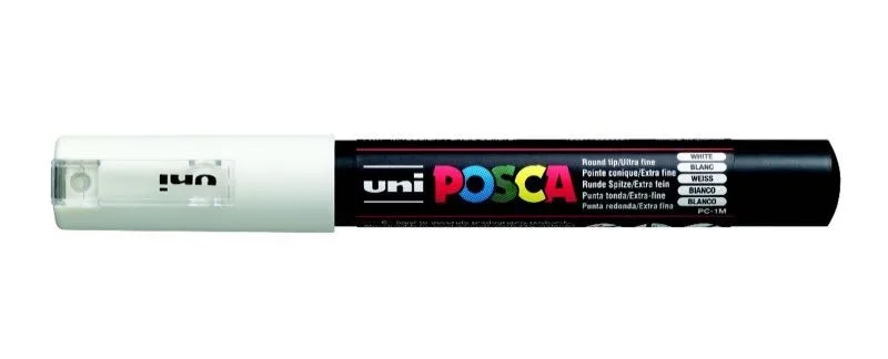 Uni Posca 0.7 Su Bazlı Poster Markörü Whıte Pc-1m