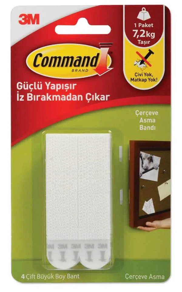 3m Command Cırt Cırt Bant Büyük Boy 4 Lü 17206