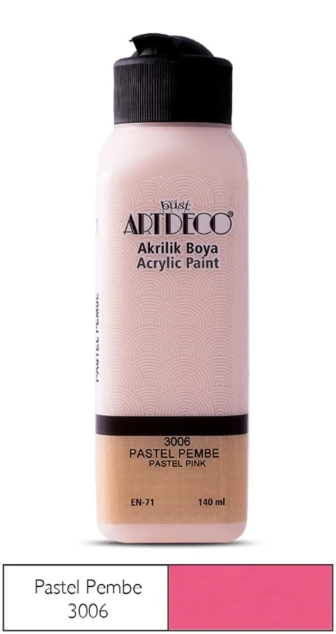 Artdeco 140 Ml Akrilik Boya Pastel Pembe 70r-3006