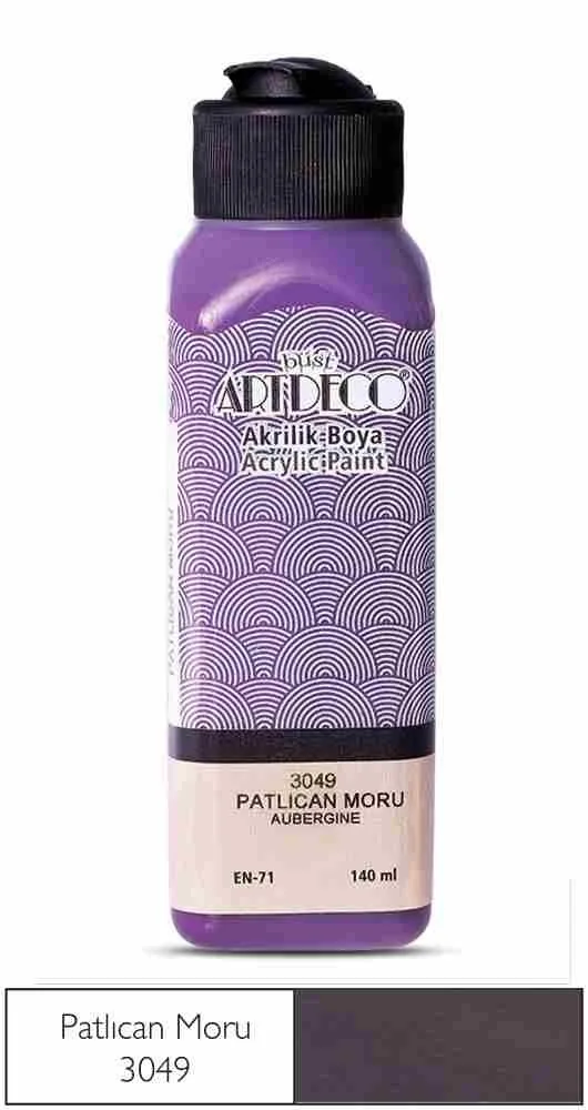 Artdeco 140 Ml Akrilik Boya Patlıcan Moru 70r-3049