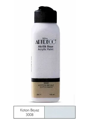 Artdeco 140 Ml Akrilik Boya Koton Beyaz 70r-3008