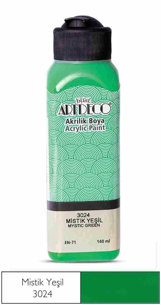 Artdeco 140 Ml Akrilik Boya Mistik Yeşil 70r-3024