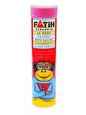 Fatih 24 Renk Tam Boy Kuruboya Tüp 33224