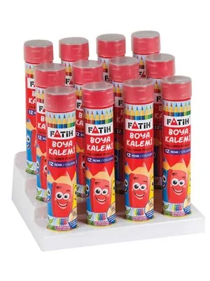 Fatih 12 Renk Tam Boy Kuruboya Tüp 33114