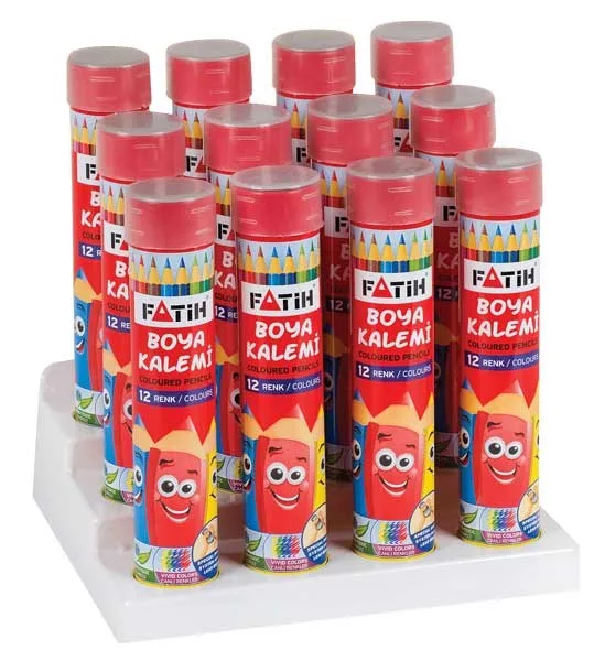 Fatih 12 Renk Tam Boy Kuruboya Tüp 33114