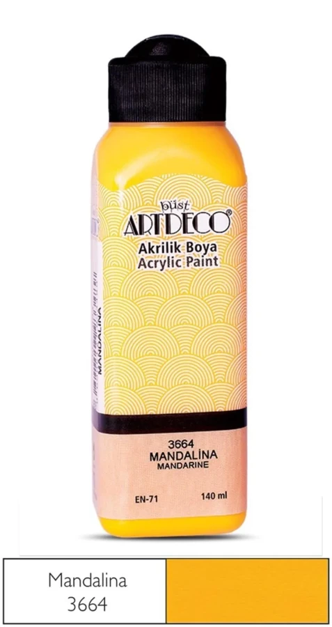Artdeco 140 Ml Akrilik Boya Mandalina 70r-3664