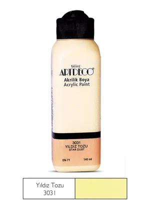Artdeco 140 Ml Akrilik Boya Yıldız Tozu 70r-3031
