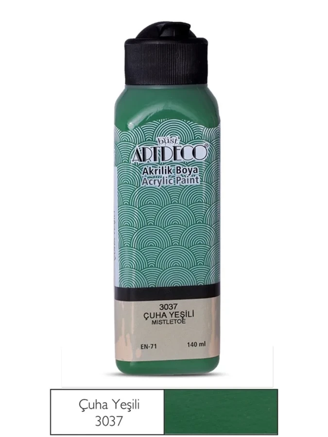 Artdeco 140 Ml Akrilik Boya Çuha Yeşili 70r-3037