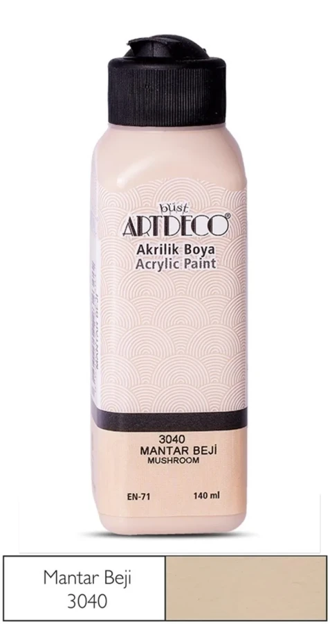 Artdeco 140 Ml Akrilik Boya Mantar Beji 70r-3040