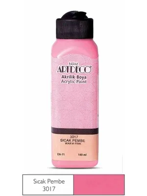 Artdeco 140 Ml Akrilik Boya Sıcak Pembe 70r-3017