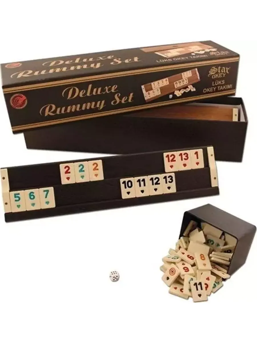 Star Gold Ahşap Okey Takımı 1010259