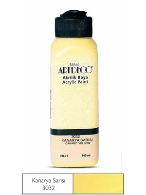 Artdeco 140 Ml Akrilik Boya Kanarya Sarı 70r-3032