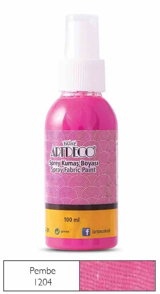 Artdeco 100 Ml Sprey Kumaş Boyası 1204 Pembe