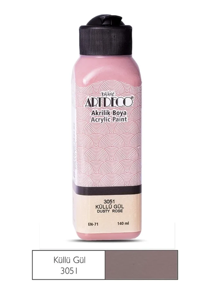 Artdeco 140 Ml Akrilik Boya Küllü Gül 70r-3051