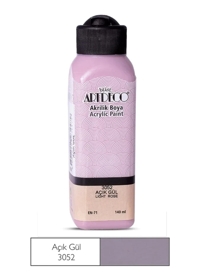 Artdeco 140 Ml Akrilik Boya Açık Gül 70r-3052