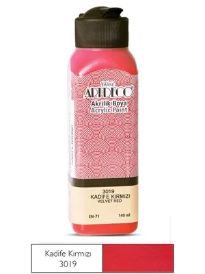 Artdeco 140 Ml Akrilik Boya Kadife Kırmızı 70r-3019
