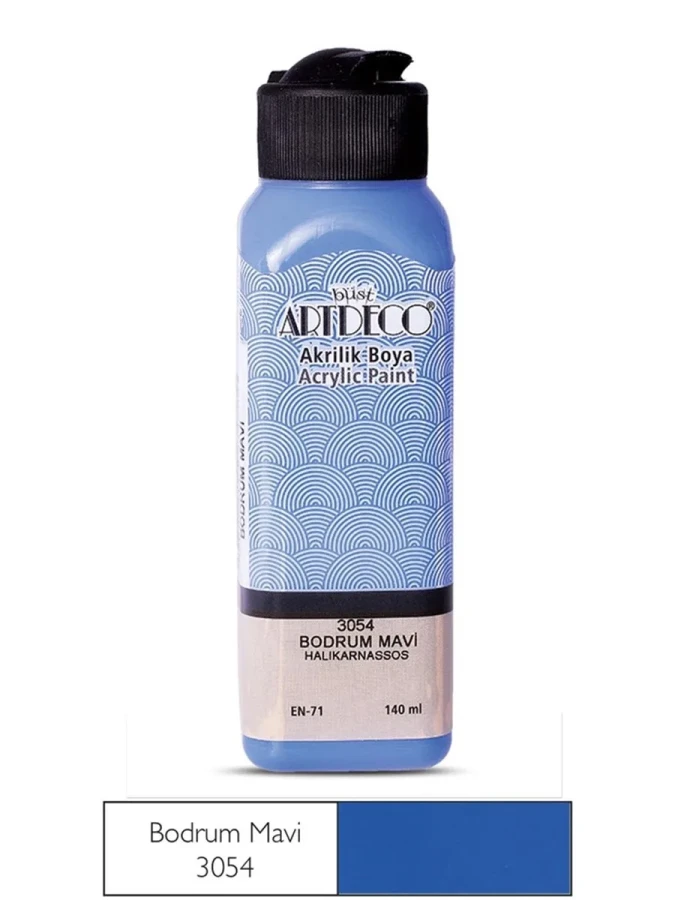 Artdeco 140 Ml Akrilik Boya Bodrum Mavi 70r-3054