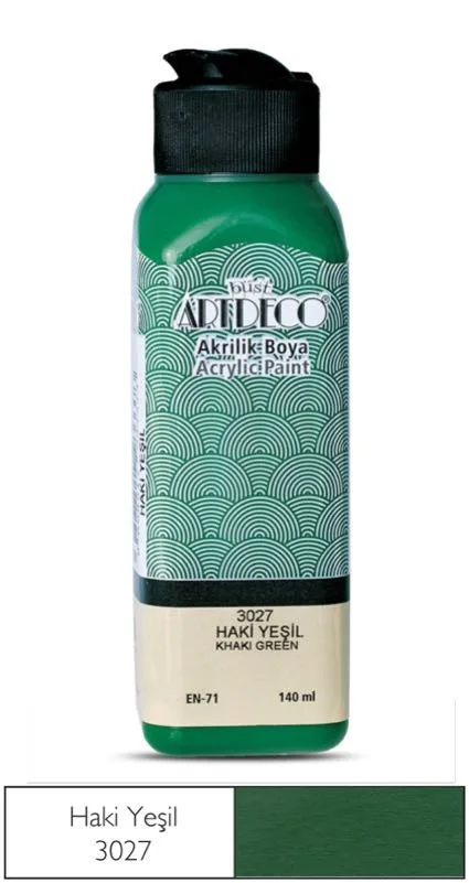 Artdeco 140 Ml Akrilik Boya Haki Yeşil 70r-3027