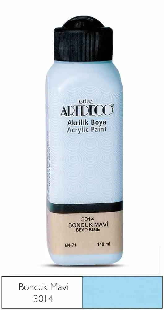 Artdeco 140 Ml Akrilik Boya Boncuk Mavi 70r-3014