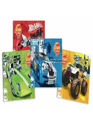 Gıpta Hot Wheels 25x35 Cm Karton Kapak Spiralli Resim Defteri 15 Yp 5437
