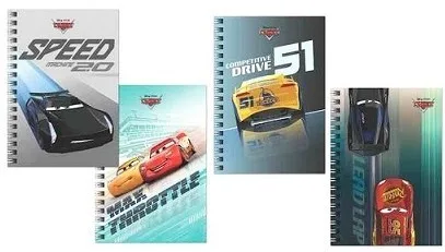 Keskin Color Cars A6 Karton Kapak Spiralli Not Defteri Çizgili 80 Yp 140400-33