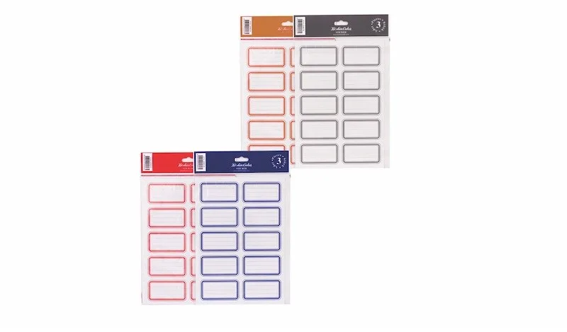 Keskin Color Okul Etiketi 3 Lü Siyah 220892-99