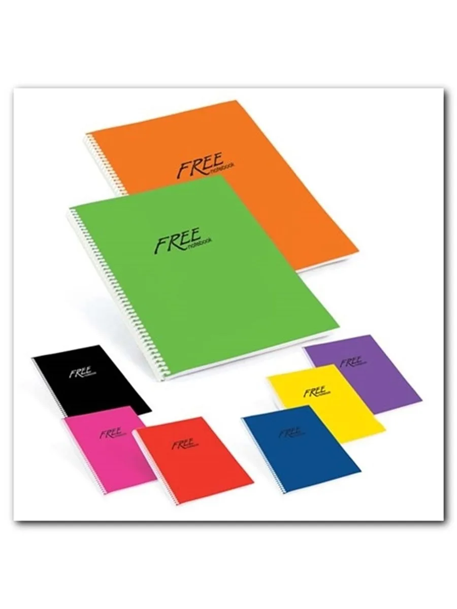 Keskin Color Free A5 Spiralli Pp Kapak Defter Kareli 60 Yp 450102-99