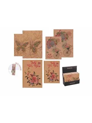 Keskin Color 14x20 Cm Sert Kapak Kraft Hatıra Defteri 96 Yp 310250-99-03