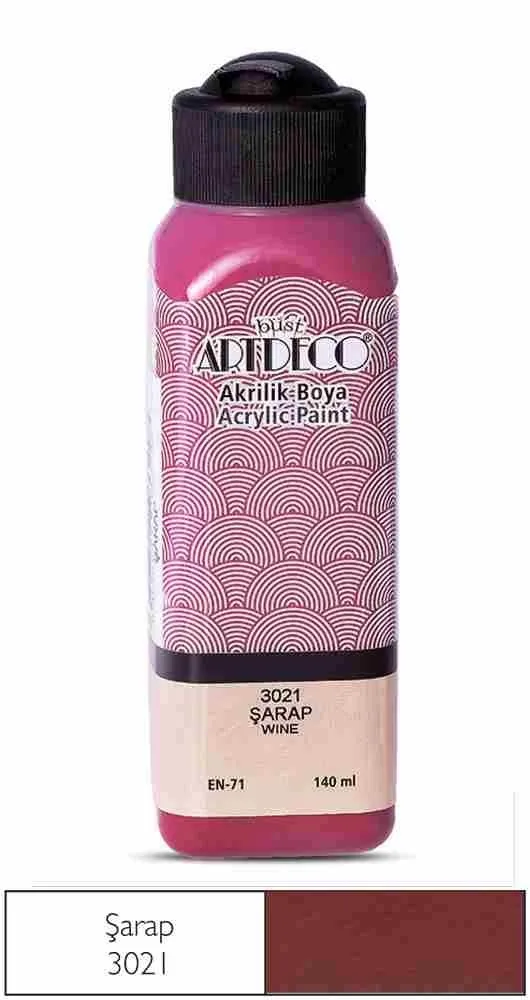 Artdeco 140 Ml Akrilik Boya Şarap 70r-3021