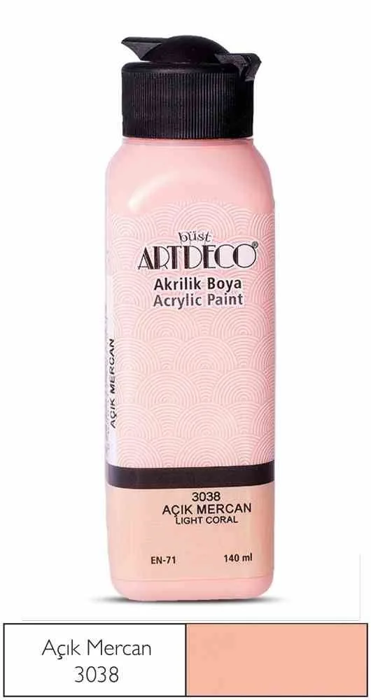 Artdeco 140 Ml Akrilik Boya Açık Mercan 70r-3038