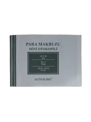 Altınyıldız A6 Otokopili Para Makbuzu