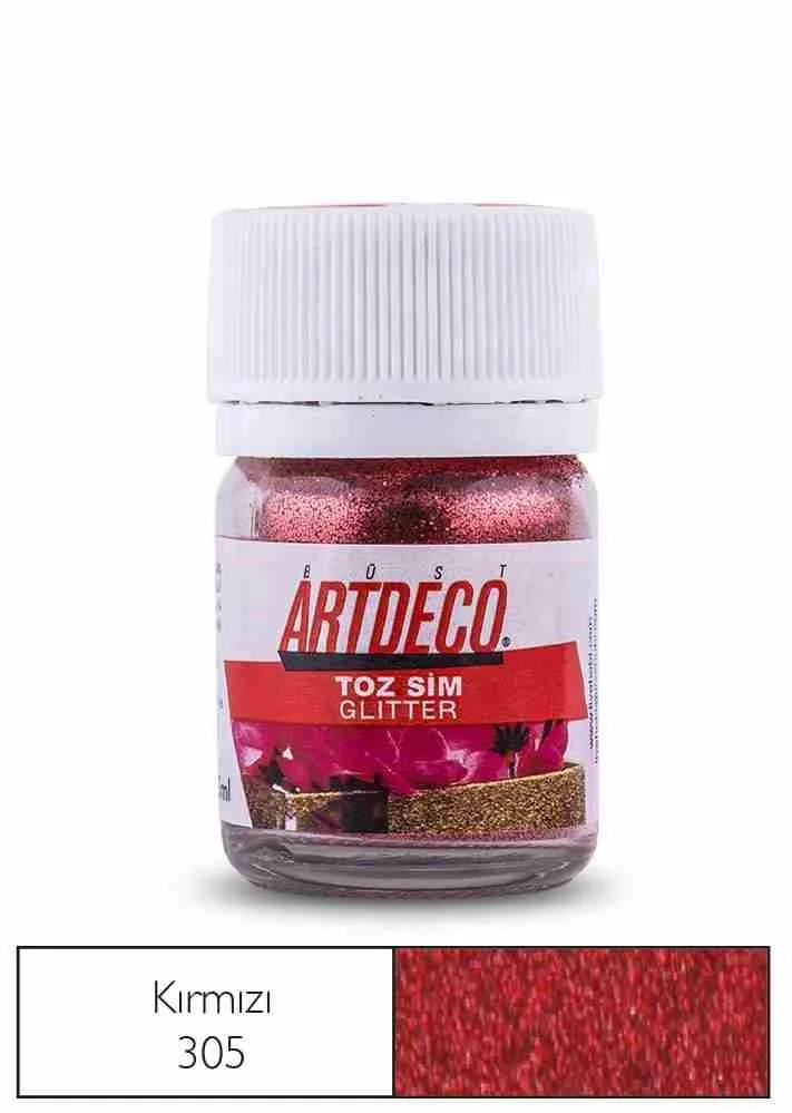 Artdeco 25 Gr Glitter Toz Sim Kırmızı 305