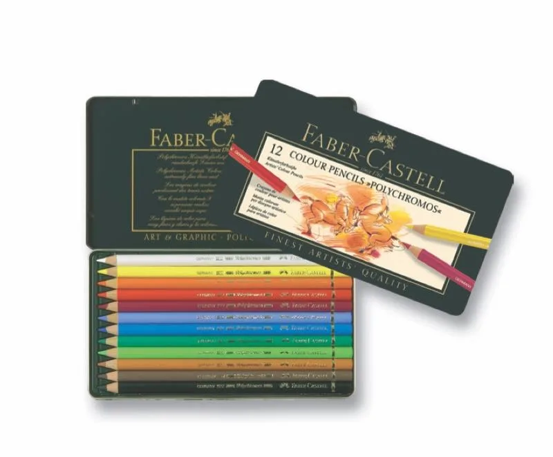 Faber Castell Polychromos Boya Kalemi 12 Renk 110012