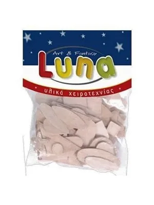 Luna 9 Mm Ahşap Renkli Şekiller 80"li 601691