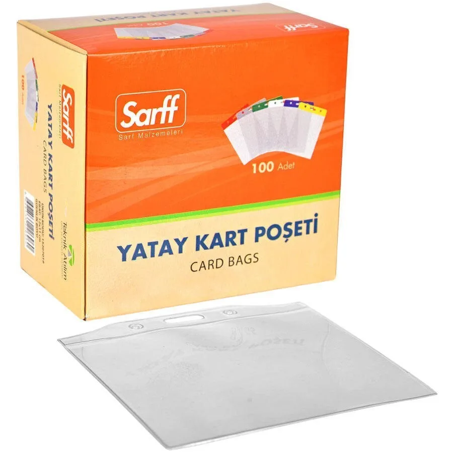 Sarff 12x11 Cm Yaka Kartı Poşeti Dikey-yatay Güv.boy 15207019