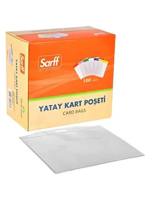 Sarff 12x11 Cm Yaka Kartı Poşeti Dikey-yatay Güv.boy 15207019