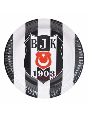 Nedi 23 Cm Karton Tabak Lisanslı 8 Li Beşiktaş Bjk1619