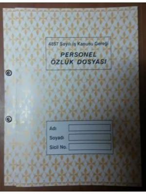 Altınyıldız Personel Özlük Dosyası Kapsüllü