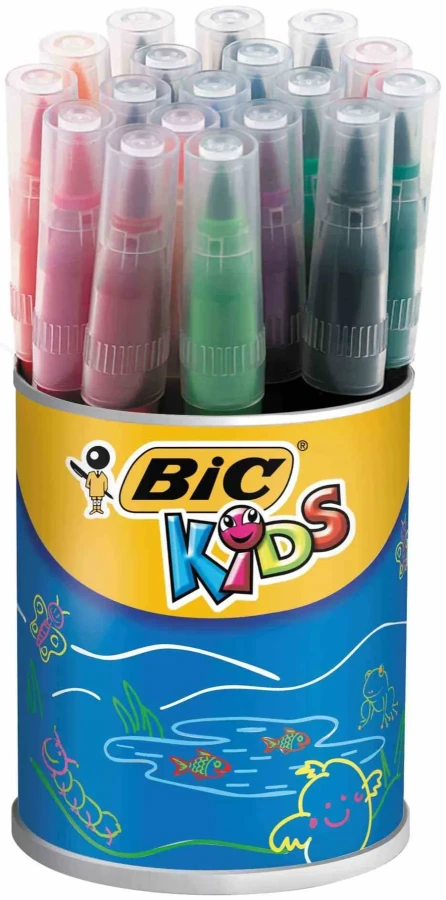 Bic Vısanuarelle X18 Fırça Uçlu Keçeli Kalem 18 Li 828965