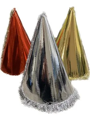 Nedi 34 Cm Hologramlı Karton Şapka 2114