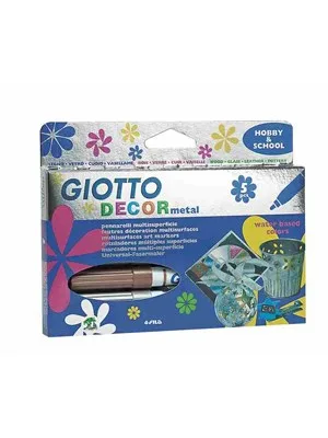 Gıotto Decor Boya Metalik Renkler 5"li 452900
