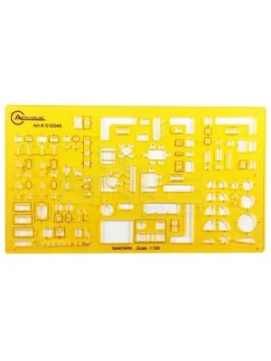 Artscholar 1\100 Mobilya ve Tesisat Şablonu S10046
