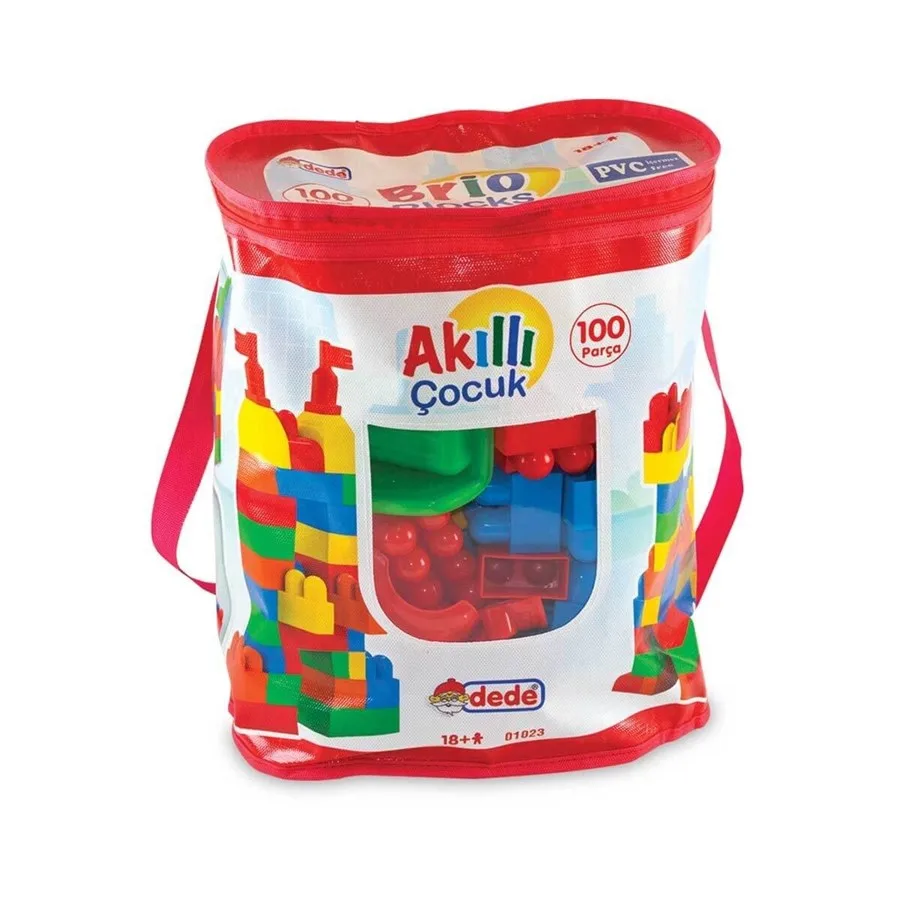 Dede 100 Parça Akıllı Çocuk Lego 01023