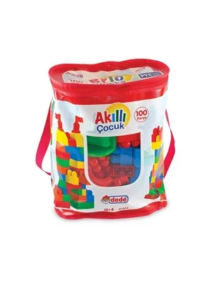 Dede 100 Parça Akıllı Çocuk Lego 01023