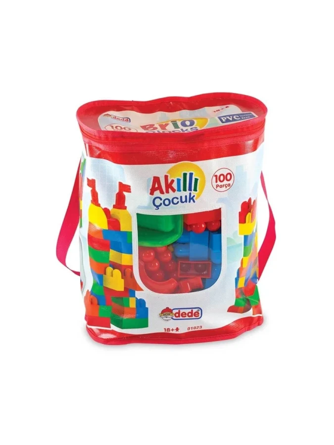 Dede 100 Parça Akıllı Çocuk Lego 01023