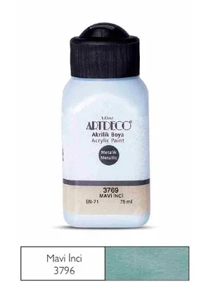 Artdeco 75 Ml Akrilik Boya Metalik Mavi İnci 71ı-3769