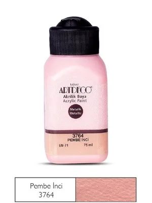 Artdeco 75 Ml Akrilik Boya Metalik Pembe İnci 71l-3764
