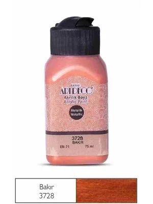 Artdeco 75 Ml Akrilik Boya Metalik Bakır 71ı-3728